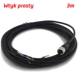 Przewód Czujnik Zbliżeniowy M8 3-PIN 3m wtyk prosty