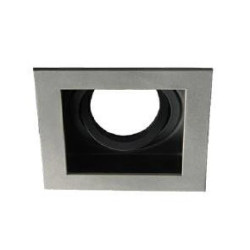 Oprawa Malachit-K-S kwadrat szaro-czarna stop alu i cynku