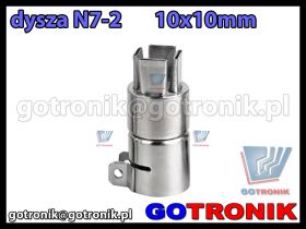 Zapasowa dysza N7-2 10x10mm do stacji HOT-AIR ZD-912 ZD-939