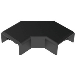 KOPOS 8923_FB Cable Duct Bracket 20x10 mm Black For Low Voltage