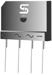 Taiwan Semiconductor TS35P07G Prostownik mostkowy TS-6P 1.000 V Strzałka - poczwórna tuba