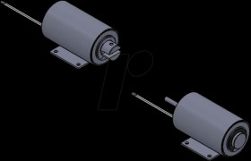 ITS-LZ-3869-Z-24VDC Zylindermagnet, 3869 Z, 24 V DC, 16,8 W, Zugmagnet mit Litze