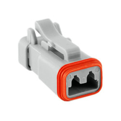 Amphenol AT06-2S-MM01 Connector Plug Female Unshrouded 2 Positions