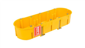 Puszka Podtynkowa Potrójna 60Mm Regips Żółta Pk-3X60 0234-0N