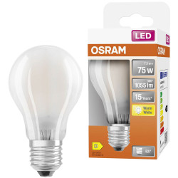 OSRAM 4058075115910 LED Retrofit CLASSIC A 7.5W 827 Frosted E27 Bulb
