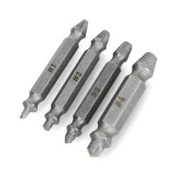 Zestaw do wykręcania zerwanych gwintów - Kraft&Dele KD10199