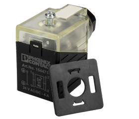 Złącze zaworowe DIN 43650 DIN 43650 3P+E 24 V AC Żeński LED: Tak Phoenix Contact