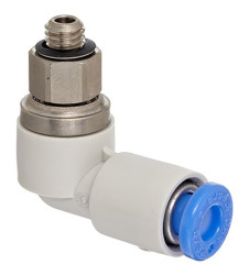 Złączka pneumatyczna M6 męskie Wciskane 6 mm SMC Adapter gwintowany kolankowy M6 męskie