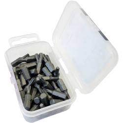 Toolcraft TO-4985172 Star Bit Set 50 pcs T20 S2 Steel Large Pack