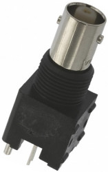 Złącze koncentryczne Montaż na płytce drukowanej Żeński 50Ω typ złącza Złącze BNC Przepust