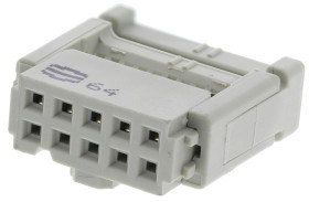 Złącze IDC 10-pinowe 2-rzędowe raster: 2.54mm Żeński Montaż na kablu HARTING