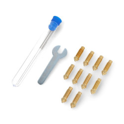 Zestaw dysz 0,4mm/0,6mm/0,8mm/1mm do drukarek 3D Elegoo Neptune 4 Plus/4 Max - mosiądz