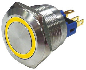 Nasadka przełącznika Zatrzaskowy SPDT średnica wycięcia 22mm, montaż panelowy RS PRO