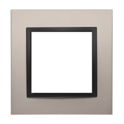 SIMON54 satynowa noc metalowa DRN1/81 Ramka 1-kr.