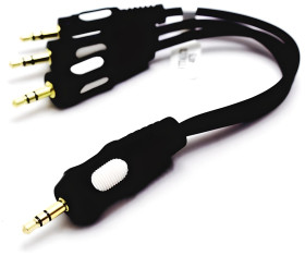 ADAPTER ROZDZIELACZ AUX WTYK 3.5 3X WTYK JACK 3,5 VITALCO