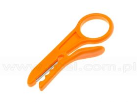 Prosty ściągacz izolacji dla przewodów UTP/STP, ø 5~6,2 mm (AT-308M)