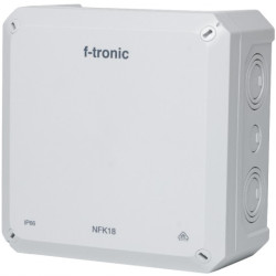 Puszka instalacyjna natynkowa NFK18 180x180x93mm bezhalogenowa hermetyczna IP66 szara NEPTUN Compact F-TRONIC