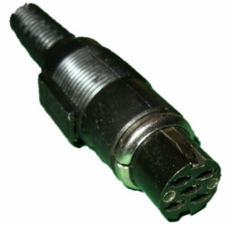 DIN 5-pin (590) Socket for Cable, Soldered