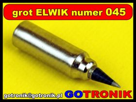 Grot ELWIK GD-1 numer 45 stożek 0,8mm
