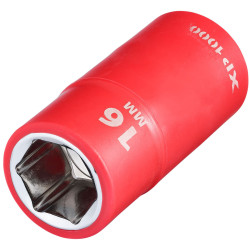 Draper 17809 XP1000&#xAE; VDE Socket, 1/2&quot; Sq. Dr., 16mm - 17809