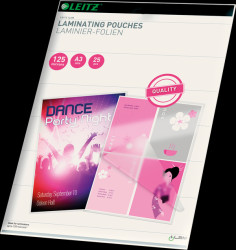 33836 Hot laminating films, iLAM, DIN A3, 125 mic, pack of 25