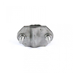 Złącze krzyżowe do uziomów 5/8 - 3/4, 2xM8, nierdzewne