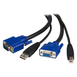 StarTech.com SVUSB2N1_15 StarTech.com 15 ft 2-in-1 Universal USB KVM Cable