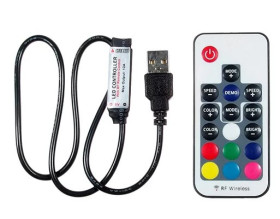 STR. DO TASM LED RGB USB Z PILOTEM RF