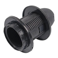 Oprawka E14 z regulowanym kołnierzem - czarna - Gniazdo plastikowe