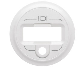 CELIANE Plakietka do gniazd HD15+Jack biała 068219