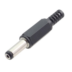 Wtyk zasilający DC 2.1/5.5 długość 14mm HQ