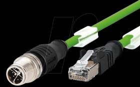 142M2X15020 Connecting cable M12-RJ45, 8-pin, 2 m