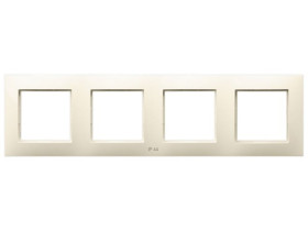 ARIA Ramka 4 poczwórna do wyłączników IP-44 ecru RH-4U/27 OSPEL