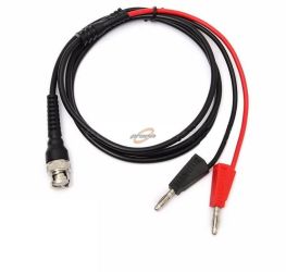 KABELEK DO OSCYLOSKOPU BNC 2 BANANKI Z GNIAZDEM