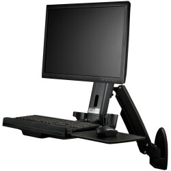 StarTech.com WALLSTS1 Wall Mount Workstation - Articulating Full Motion Standin