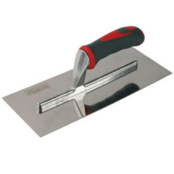Faithfull FAISGTP11SS Plasterer&#x27;s Finishing Trowel S/Steel Soft Grip Handle