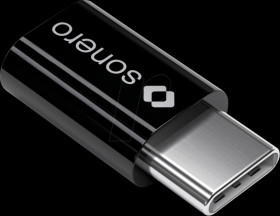 X-UA111 USB 2.0 adapter, C connector &gt; micro B socket, black