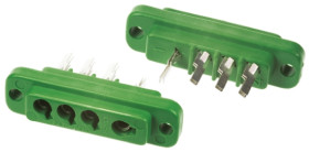 Złącze samochodowe 4-pinowe Cinch Żeński 5A Montaż na panelu Złącze samochodowe