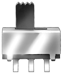Przełącznik suwakowy, DPST, montaż PCB, 30V dc, 350 mA przy 30 V DC, -20 → +85°C, KNITTER-SWITCH