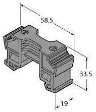 Turck 7580957 E/ME TBUS NS35 BK 1 szt.
