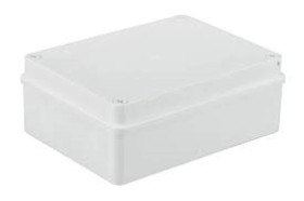 Puszka n/t hermetyczna 190x140x70 bez dławików IP65 biała S-BOX 416B