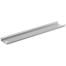 DIN rail, unpunched, 35 x 7.5 mm, W 591 mm, steel, electrogalvanized, 2462-0502-05-91