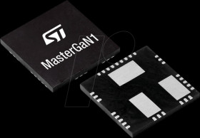 MASTERGAN1 GaN H-bridge, 600 V, 10 A, RDS(ON) 0.15 Ohm, QFN-31