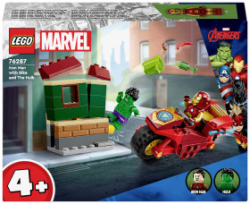 76287 LEGO® MARVEL SUPER HEROES Iron Man z rowerem i Hulkiem