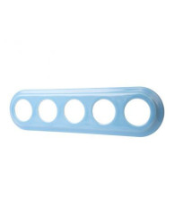 CERAMICZNA RAMKA PIĘCIOKROTNA PODTYNKOWA PASTELOWA LAZUROWA CRPT5PL