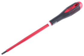 Wkrętak rozmiar końcówki: 4 mm Bahco długość ostrza: 150 mm Certyfikat VDE/1000 V Standardowe 197mm
