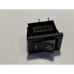 Przełącznik klawisz 250V 6A 2-poz 1-tor 1xNO+NC czarny R9-00 HIGHLY / PW-056