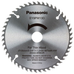 Panasonic EY9PW13D32 EY9PW13D32 Wood Cutting TCT Blade 135 x 20mm x 48T