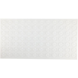R-TECH 310012 PU Round Protective Feet &#xD8;19.0 x 4.0 - Clear - Sheet 84