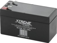 XTR1.2-12 Akumulator żelowy firmy XTREME 12V 1.2Ah wymiary: 97x43x58mm masa: 0.61